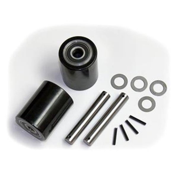 Mighty Lift Mighty Lift GWK-BFII-LW ML55-II & ML55L Frame Load Wheel Kit for Manual Pallet Jack - Black GWK-BFII-LW